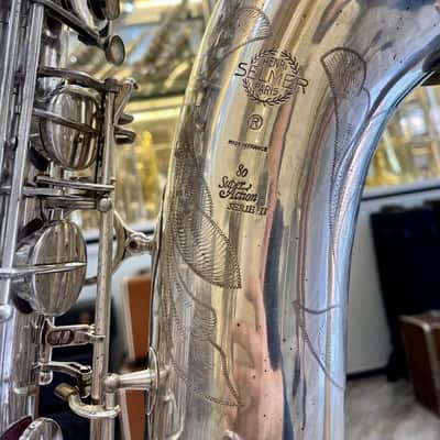 Selmer Series II baritone saxophone Silver gorgeous 1995 - SN 529xxx image 1