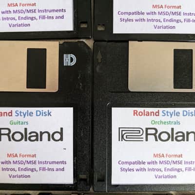 Roland Keyboard Floppy Disk Styles Collection image 14