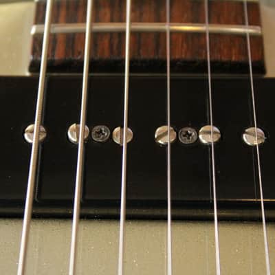 1999 USA Hamer Artist Vanguard Silver Sparkle ES Hollow w/Hardshell image 9