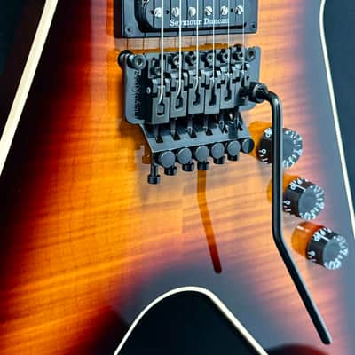 Dean - USA - ML - Flame Top - Trans Brazilia - Floyd Rose - Double Black / Zebra Pickups - Black Hardware - OHSC - Call for Best Price !!! image 6