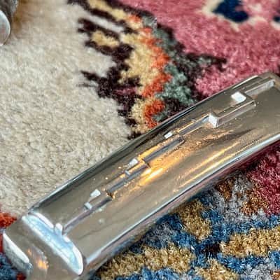1960's Chrome Gibson Wraparound Bridge Les Paul Junior SG TPBR 8513 12809 Lightning Bar image 5