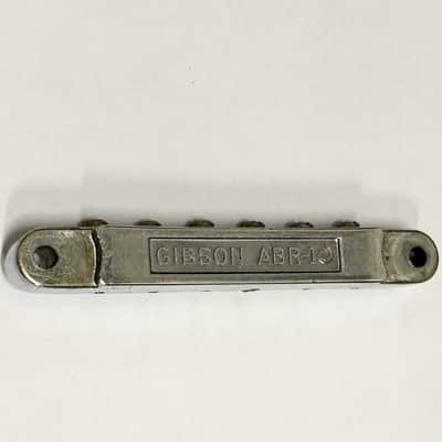 Vintage '60s Gibson Forge Stamp ABR-1 Nylon Wire Bridge image 3