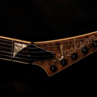 Jackson USA Custom Shop Explorer '94 ex. Marty Friedman (Megadeth era) Transblack Quilt Top image 7