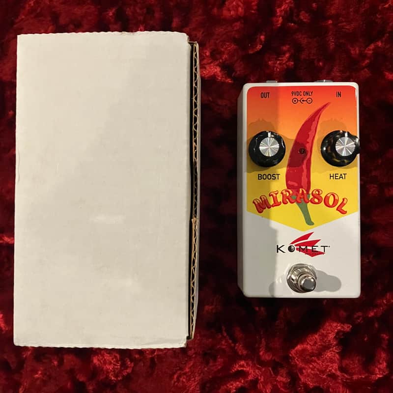 Komet Amplification Mirasol boost pedal w/box image 1