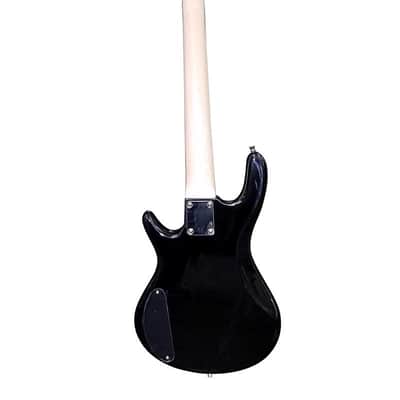 De Rosa GBJR-BLS Junior Maple Neck 4-String Electric Bass Guitar w/Gig Bag, Strap, Strings & Cable image 2
