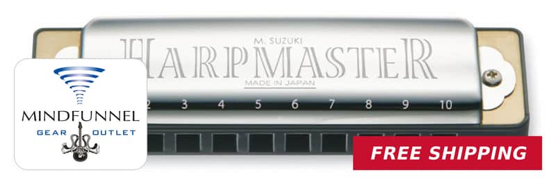 Suzuki MR-200 Harpmaster Harmonica - F - New Bild 1