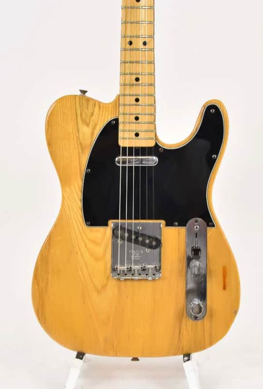 Fender Telecaster with Maple Fretboard (1977) 1976 - 1979 - Natural - Very Good