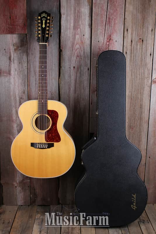 Guild JF30-12 12 String Acoustic Guitar Solid Spruce Top | Reverb
