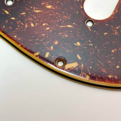 RebelRelic Stratocaster Celluloid Top Tortoise Pickguard - Brown Tortoise Strat Guard - Vintage - Aged Relic image 6