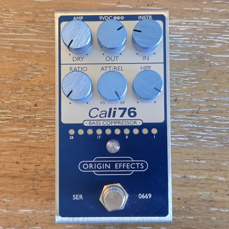 Origin Effects Cali76 Bass Compressor 2024 - Super Vintage Blue image 1