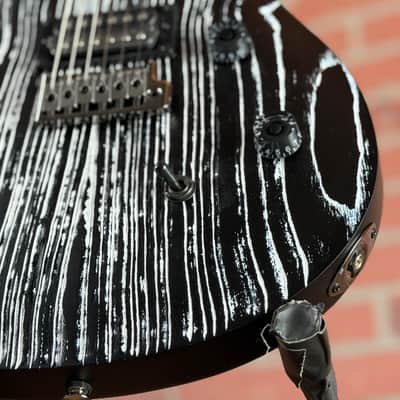 PRS SE Swamp Ash CE 24 Sandblasted Electric Guitar - Sandblasted White image 4