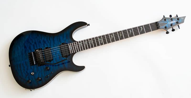 Carvin DC600 Piezo 2013-2015 Deep Blue Quilt (Kiesel) image 1
