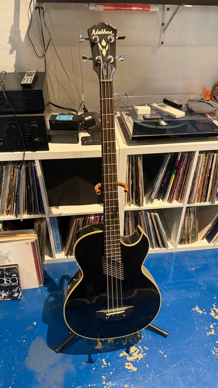 Washburn AB-20 Acoustic-Electric Bass Black w/HSC image 1