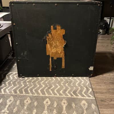Marshall 1960A 4x12" Angled Guitar Speaker Cabinet 1974 - Black image 5
