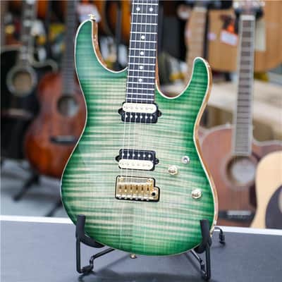 SUHR Modern Custom Faded Trans Green Burst image 14