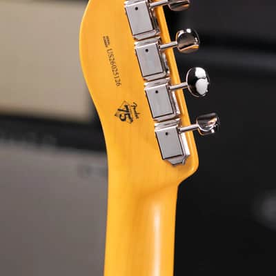 Fender American Professional Classic Telecaster Electric Guitar - Faded Lake Placid Blue with Gig Bag image 7