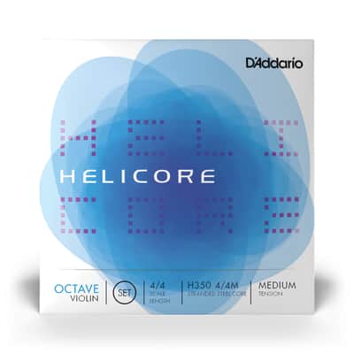D'Addario Helicore 4/4 Ball End Octave Medium Violin Strings image 3