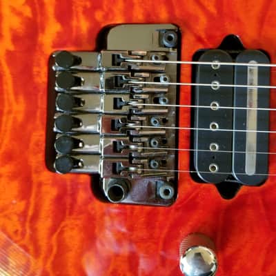 Ibanez Premium RG920QMZ Liquid Inferno Dimarzio Crunchlab RG 920 Electric Guitar Edge Zero image 3