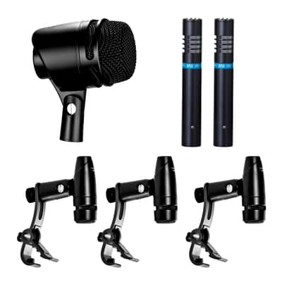 Apex DP6 | 6-Mic Deluxe Drum Microphone Pack. New with Full Warranty!