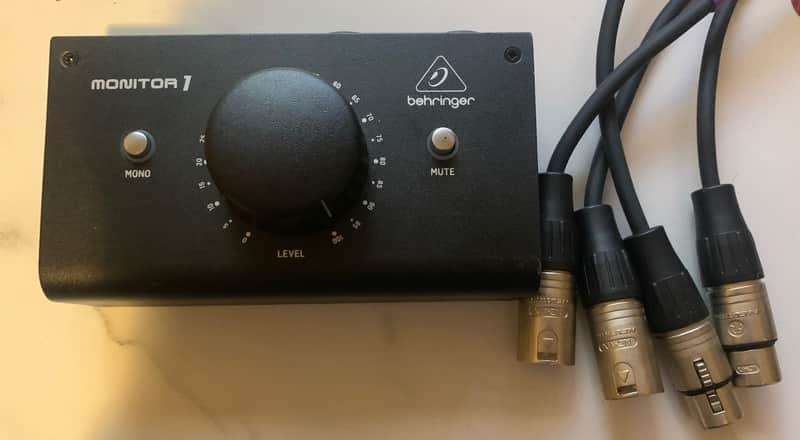 Behringer MONITOR1 Passive Monitor Controller includes cables image 1