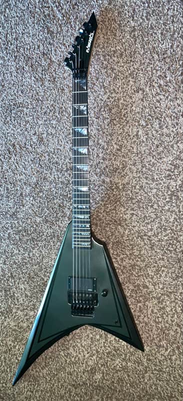 ESP Edwards Alexi Lahio E-AL-166 COBHC flying V electric guitar made in japan Floyd rose neckthru emg pickup ESP Hardshell case image 1