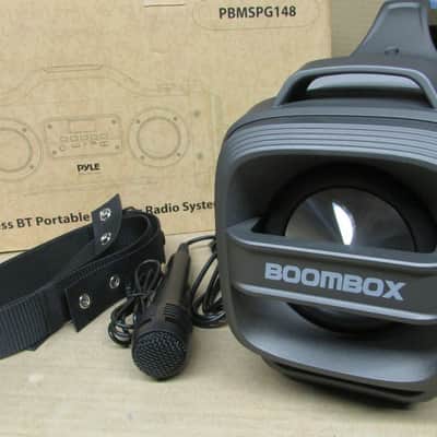 Pyle Boombox Portable Bluetooth Speaker Great Sound With Good Price Never Used image 4