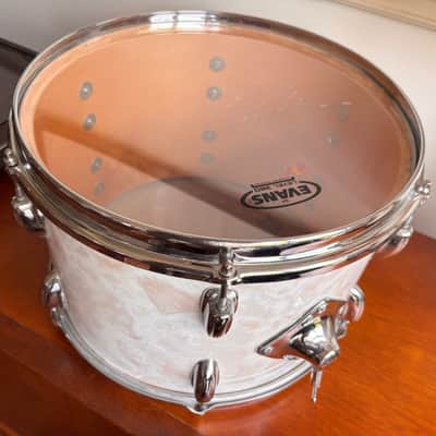 Vintage 1970s Slingerland 9x13 Tom Drum Vertigo Grey Niles Badge image 5