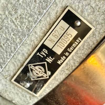 Neumann U64 tube microphone PAIR c 1964 - Nickel original vintage Germany image 10