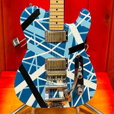 Warmoth Telecaster 2025 - Blue Frankie with Bigsby nitro image 1