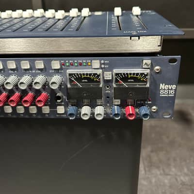 AMS Neve 8816 Summing Mixer with 8804 Fader Pack 2010s - Blue image 5