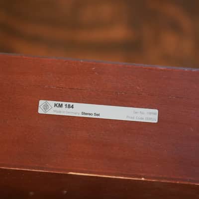 Neumann KM 184 Small Diaphragm Cardioid Condenser Microphone Matched Stereo Pair 1993 - Present - Nickel image 14