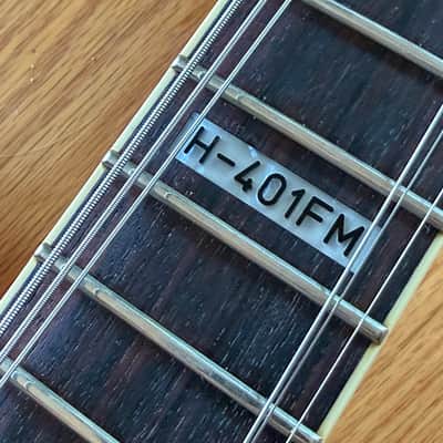 ESP LTD H401FM 2009 - Amber Cherry Burst - With Bag - EMG Upgrade image 8
