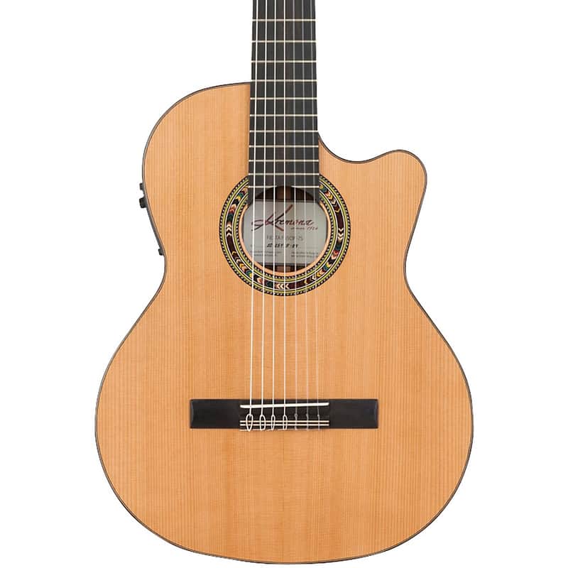 Kremona Fiesta CW-7 Classical Electric Guitar Regular Gloss Natural image 1