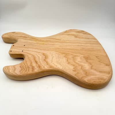 Jazz Bass Body 5-String Ash Unfinished 2-Piece Light Mint/New bb6504 image 5
