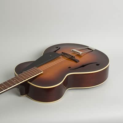 Epiphone  Blackstone Arch Top Acoustic Guitar (1934), ser. #7756, black chipboard case. image 7