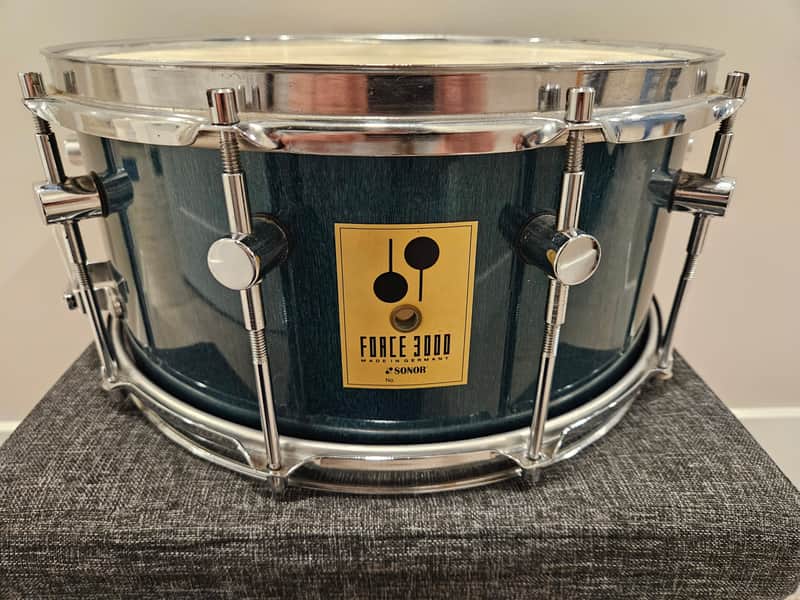 Sonor Force 3000 Snare Drum 14x6.5 - Stain Mint (Green) image 1