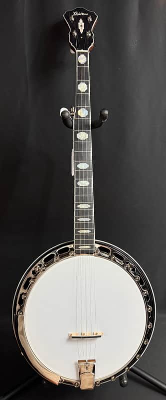 Gold Tone Mastertone™ OB-12 Top Tension Resonator Banjo Vintage Brown Finish w/ Case image 1