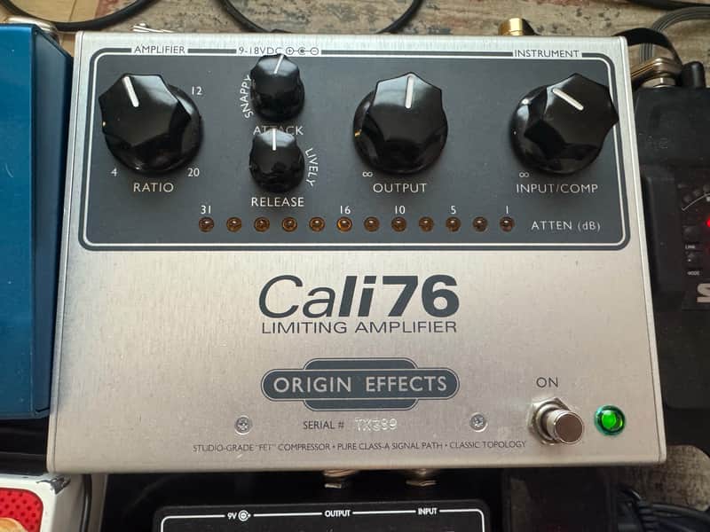 Origin Effects Cali76-TX Limiting Amplifier - Silver image 1