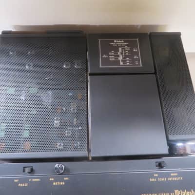 McIntosh MX113 Preamplifier with Tuner early 1970's - black and glass image 6