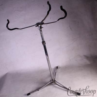 *Ludwig Atlas #1363 Flat Base Snare Drum Stand Chrome Vintage 60s Flush Chicago* image 1