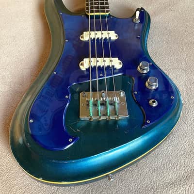 GUYATONE EB-9 'SHARP 5' BASS VINTAGE 1960s ALL ORIGINAL w/OHSC image 7