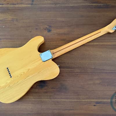 Fender Telecaster, ‘72, Natural Blonde, Black Guard, Ashwood, 1997 image 4