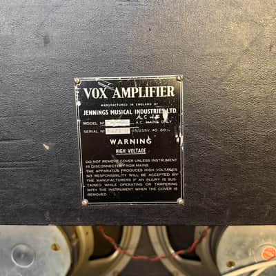 Vintage 1962 Vox AC15 Twin 2x12 Valve Amplifier Guitar Combo Players Grade 1960s image 12