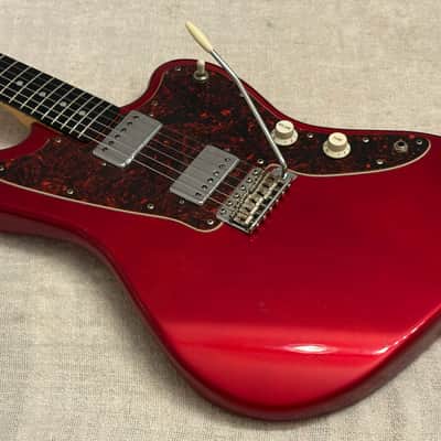 1997 Squier Jagmaster Vista Series Candy Apple Red 24" Scale 1st Issue MIJ Japan image 7
