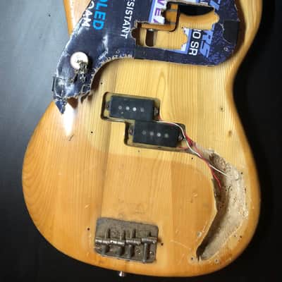 VINTAGE LAWSUIT PROJECT PRECISION BASS 70s - Natural PARTS & REPAIR image 3
