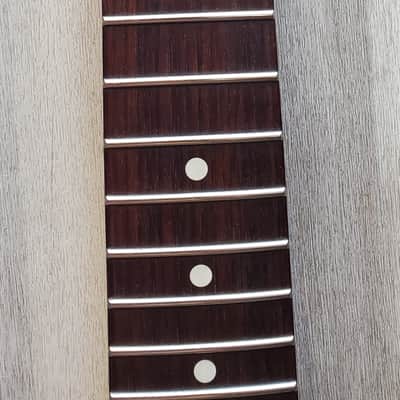 Warmoth Strat Neck Indian Rosewood Fingerboard/Quarter Sawn Maple 10" radius 2022 - Satin image 6