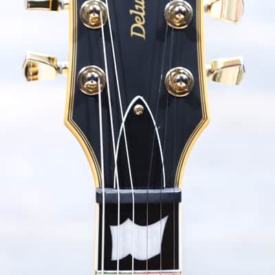 ESP LTD EC-1000 Deluxe Vintage Black w/EMG Pickups Electric Guitar w/Bag #W11040621 image 7