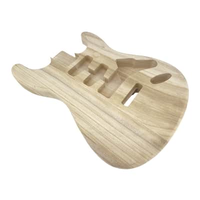 Stratocaster Style Electric Guitar SSH Body, Paulownia image 2