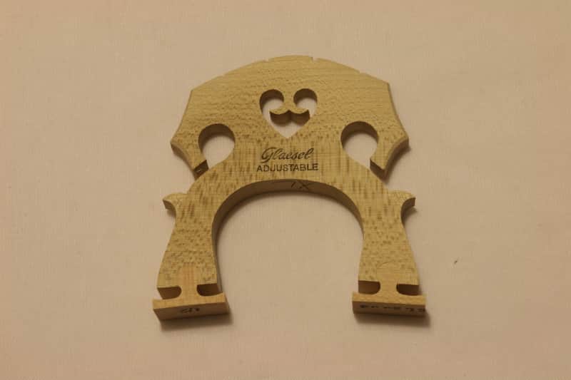Glaesel 1/2 Cello X-Low 3356 Bridge image 1