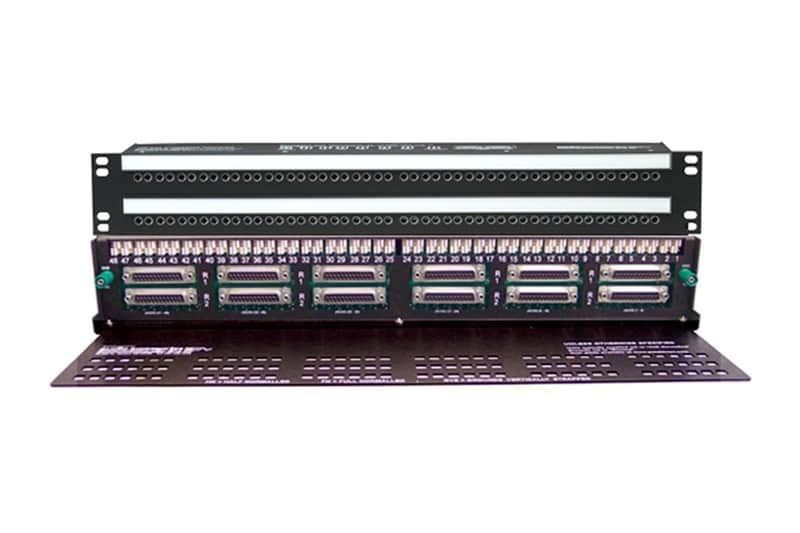 2x Audio Accessories 96 TT Quick-Switch DB25 Patchbay 2010s - Black image 1